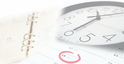 Kalender und Uhr